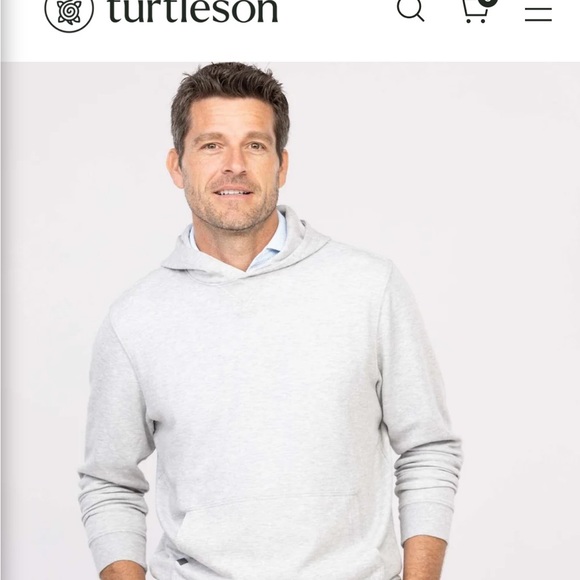 EUC Turtleson grey super soft hoodie. Size M. Perfect for layering. - Picture 9 of 13